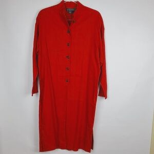 ANDREA JOVINE ESSENTIALS LINEN TUNIC size 6